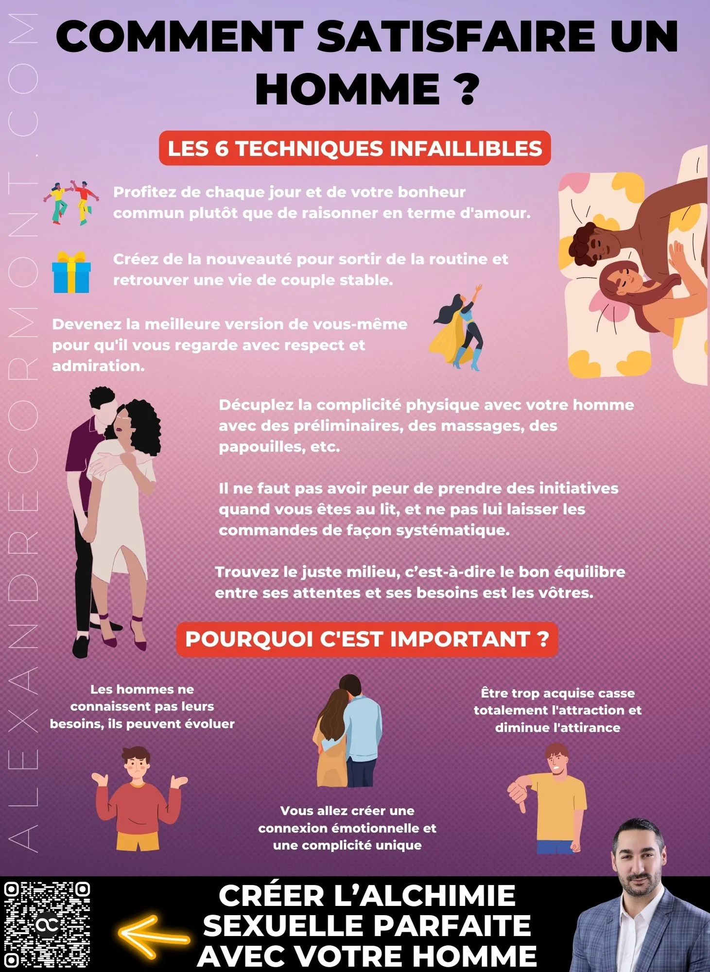 Comment satisfaire un homme ? Les 6 clés étonnantes pour le combler !